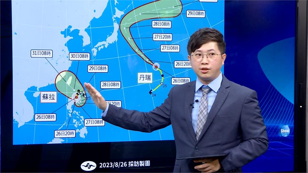 中颱「蘇拉」轉圈圈路徑有變數 最快週二海警、不排除登陸