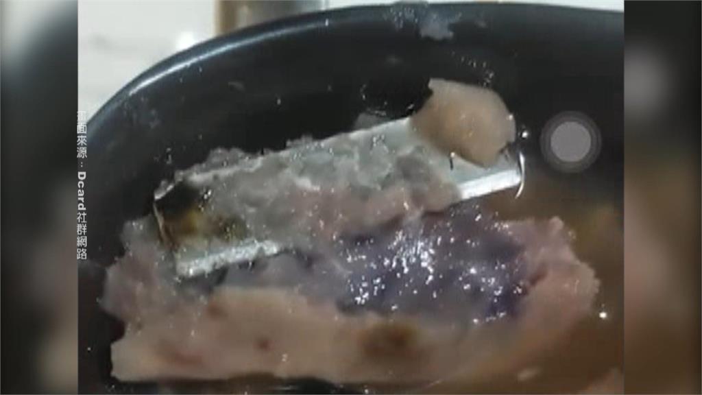 吃到芋頭裡有刀片 客人事後索賠3萬談不攏