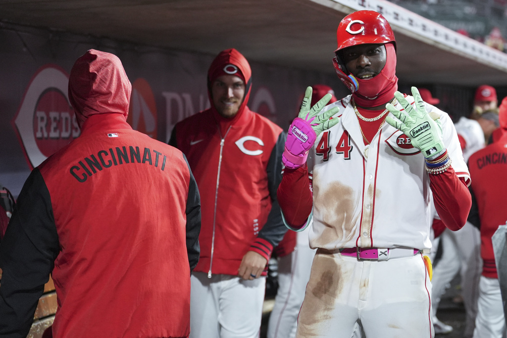 MLB(影)/紅人當家球星首度使用魚雷球棒出賽 單場轟7打點技驚全場