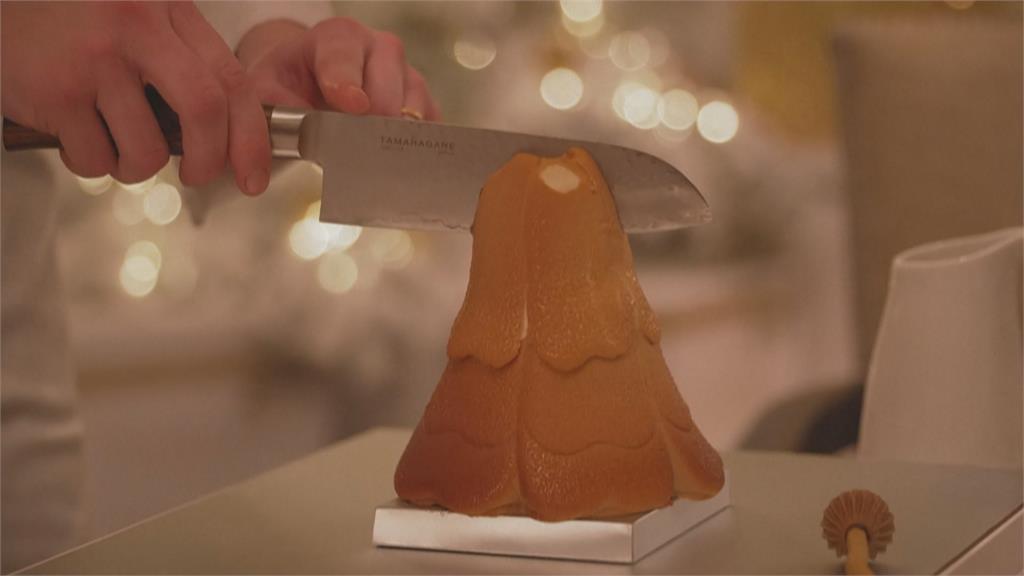 耶誕倒數！法國甜點主廚玩創意　精緻「原木蛋糕」上桌