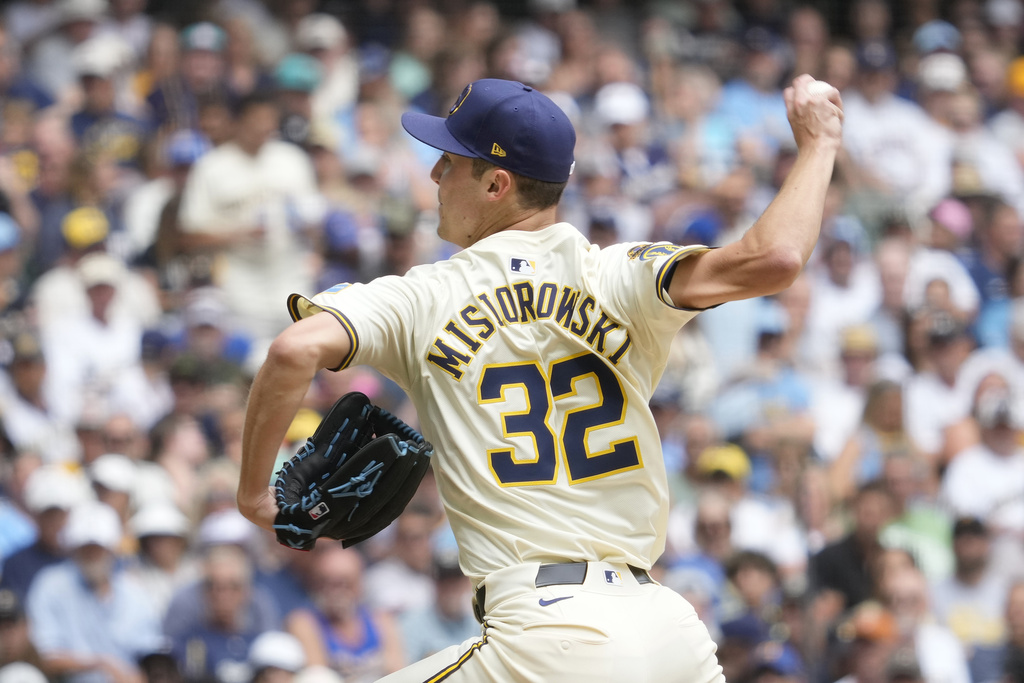 MLB(影)/兩大新生代火球男對決! 釀酒人23歲菜鳥投手技壓Skenes