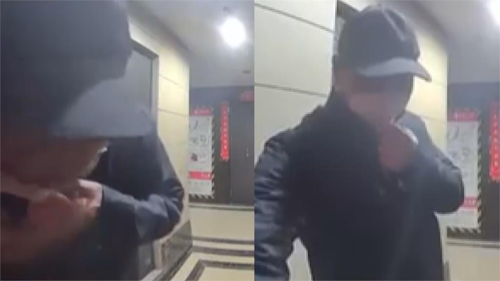 有難同當?中國大爺脫口罩抹口水送鄰居 自私行為網砲轟:要死自己去
