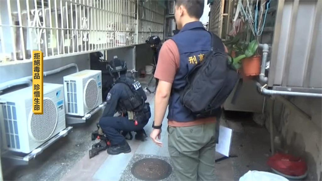 竹聯幫弘仁會成員社群賣毒煙彈 警追查驚見市值1.4億毒品原料