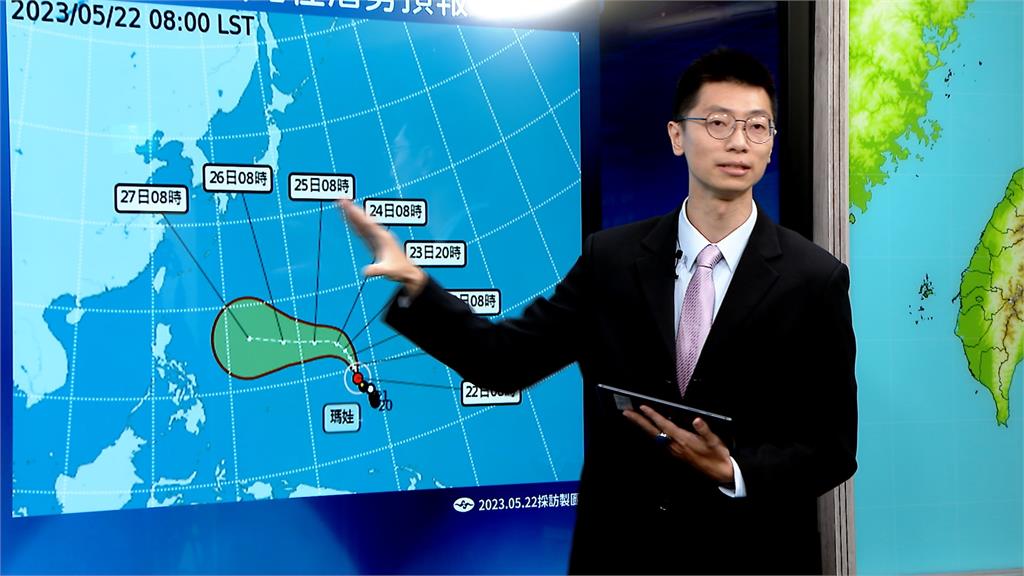 梅雨鋒面今晚起影響台灣 中部以北、西半部嚴防強降雨