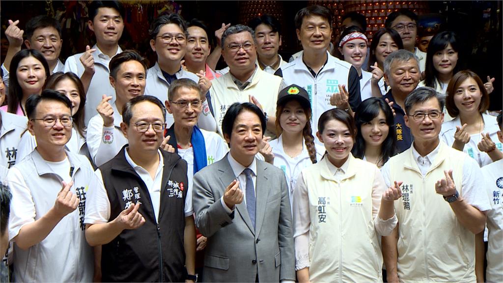 賴總統同台高虹安、莊競程　喊盼年底選出"清廉"勤政市長