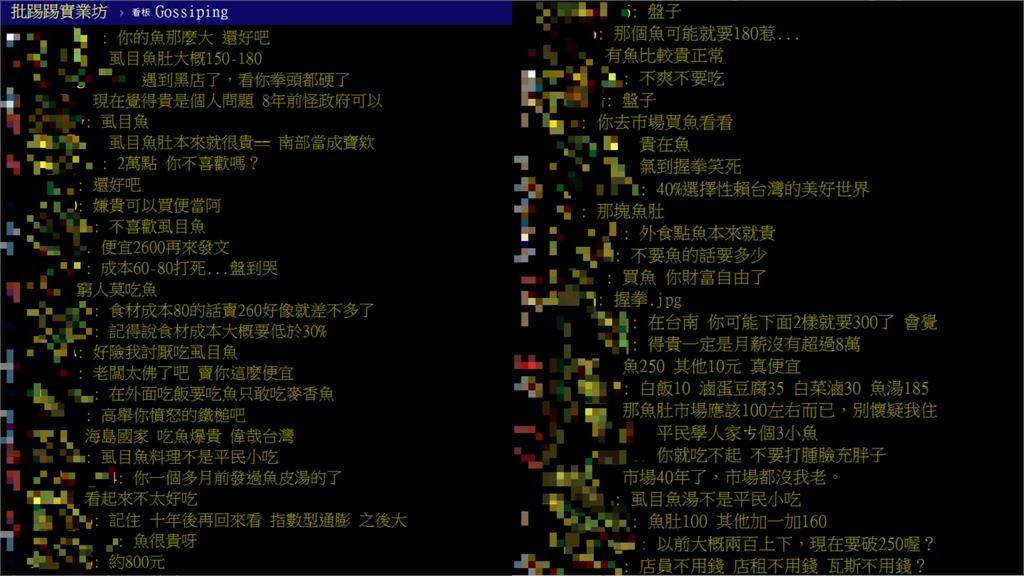 他怨「平民小吃」點5樣要花260！網見「這道」掀2派戰翻：個人問題