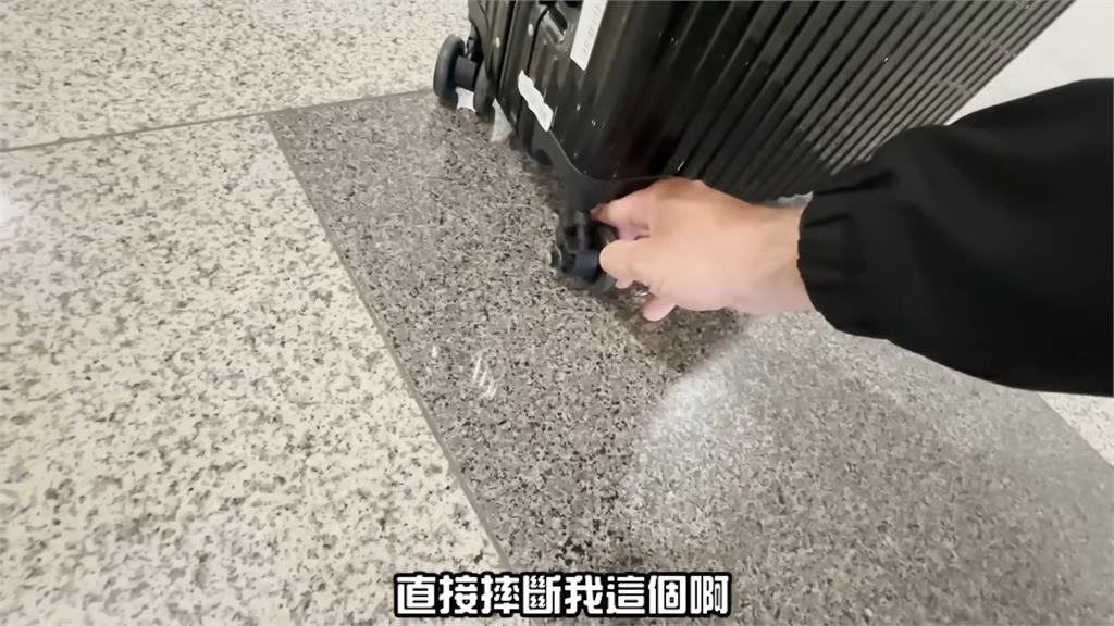 大馬YTR搭台灣航空行李被摔壞 申訴櫃台1招讓他氣消:就是要這種態度