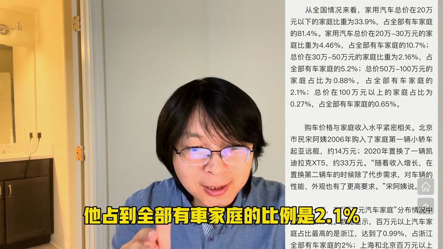 小粉紅稱「台灣有車的家庭少」！他揭數據打臉嗆：消費力是中國10倍