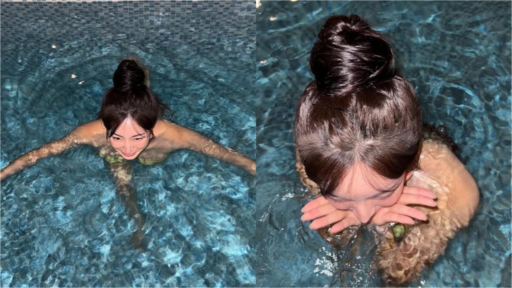 安芝儇辣秀「深夜比基尼照」曝光!逆天長腿照網讚:安女神降臨人間