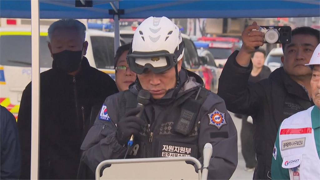南韓工地崩塌「4人遭活埋」 2人死亡、2人持續搜救中