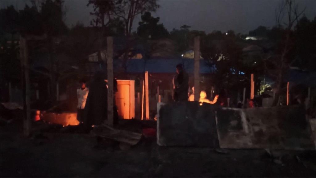 孟加拉難民營大火幸沒人傷亡　逾8000名洛興雅人無家可歸
