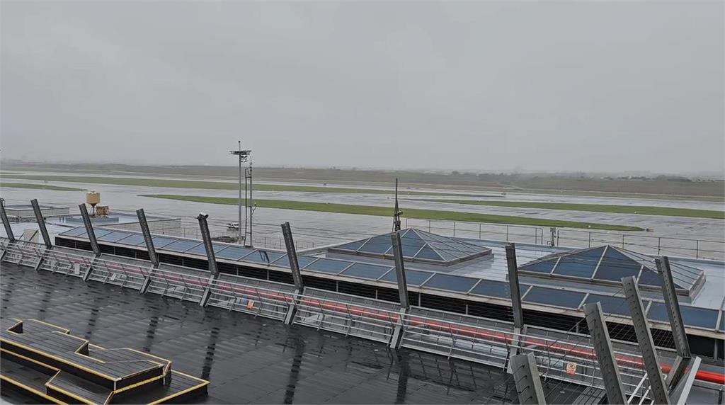 快新聞／颱風威力十足！桃機表定760架次起降　僅2機會到場「出入境掛零破紀錄」