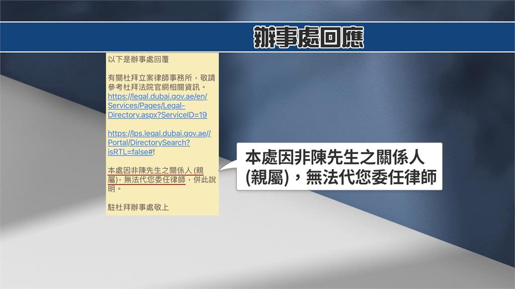 和通緝犯同名?台夫妻遊中東「先生轉機被逮」 妻:人在杜拜警局