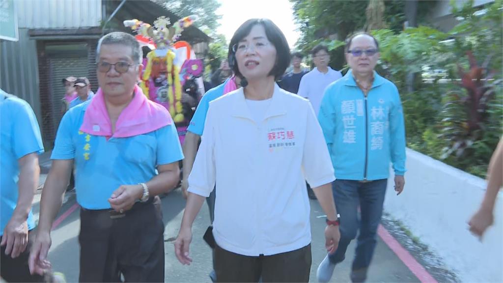 快新聞／蘇巧慧插旗藍票倉！中秋遶境鄉親喊「未來市長」　端牛肉提升醫療、觀光