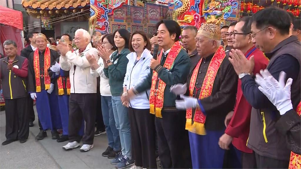 賴清德走訪台中兩選區　為謝子涵與林靜儀助選