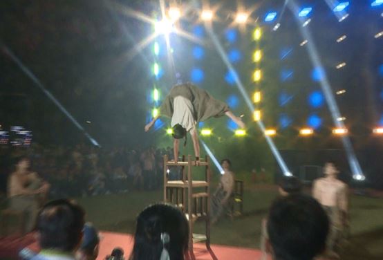 雷射燈光秀+技藝表演 2024桃園燈會熱鬧開幕