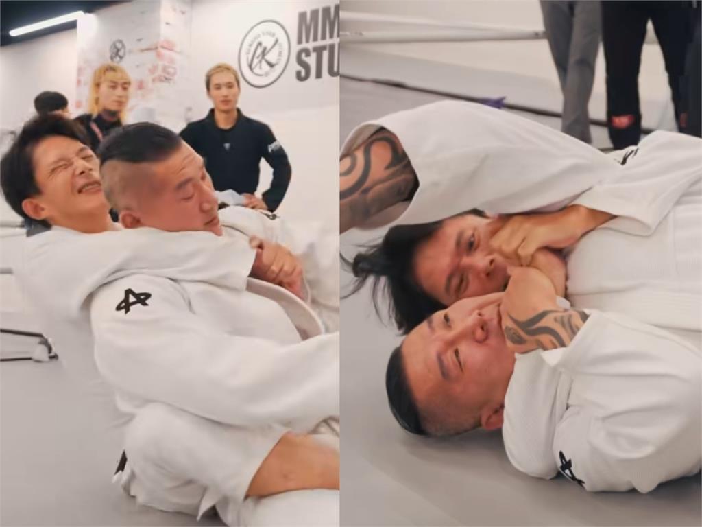 館長直播竟「狂喊脖子痛」!曬「激烈肉搏片」喊話黃國昌:你猙獰什麼?