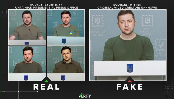 烏克蘭總統勸軍民投降？假影片幾可亂真　又是Deepfake換臉技術