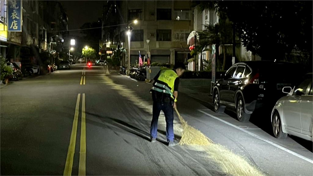 駕駛明知轎車漏油未處理　外送員右轉打滑慘摔　大片擦挫傷