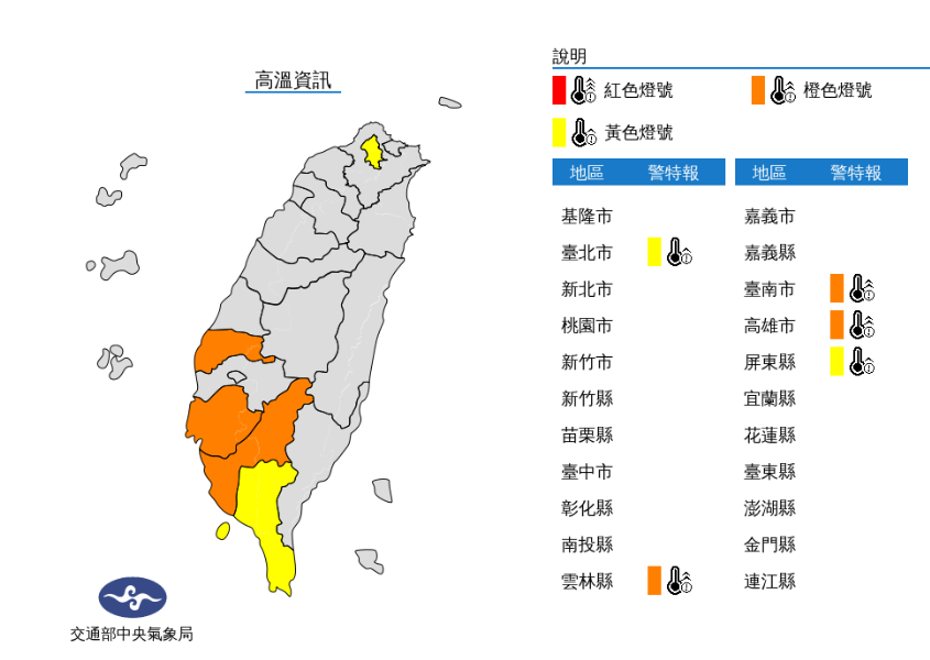 快新聞／5縣市熱爆！最高溫飆36度以上　中部以北今午後防雷陣雨