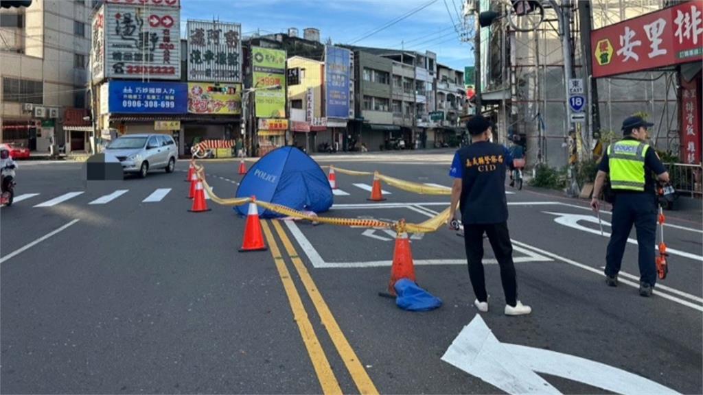 死亡車禍!婦人疑未走斑馬線 穿越馬路遭大貨車前輪輾斃