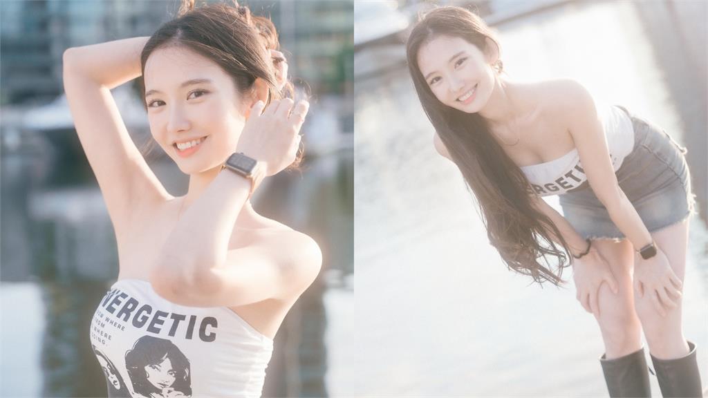 最懂事女友「緊身白T」現蹤台灣!合照酷炫1動作…網炸鍋:怎麼可以