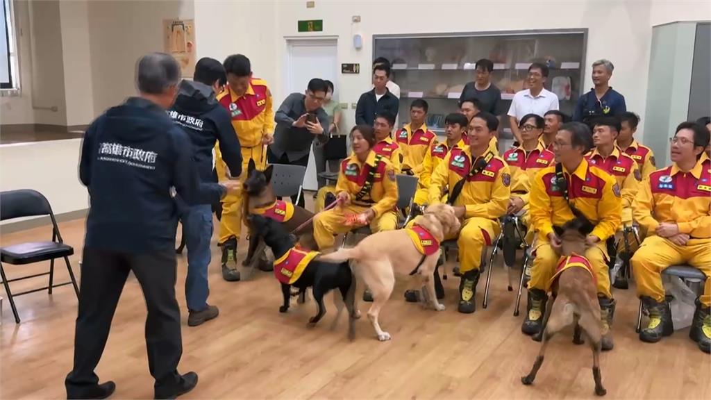 救難英雄凱旋回歸！　陳其邁迎特搜隊員宣布放2天公假