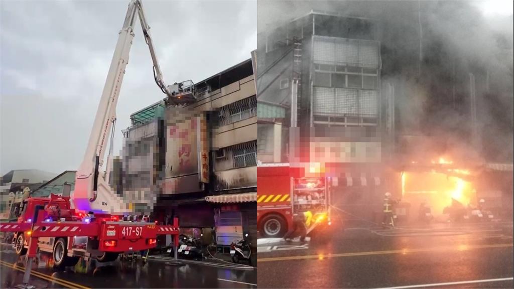 台中牛肉麵店遇祝融!1家5口陷火海...阿嬤緊抱「2嬰護命」受困房間