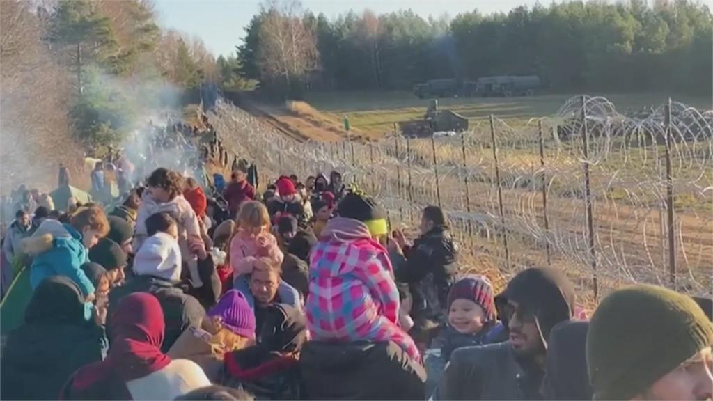 波蘭邊界湧難民潮　歐盟控白俄將難民當「政治武器」