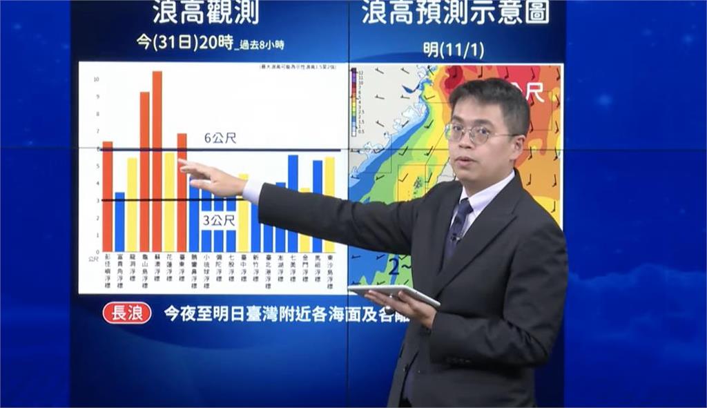 快新聞/明上午台灣本島逐漸脫離暴風圈 氣象署:康芮仍有威脅性