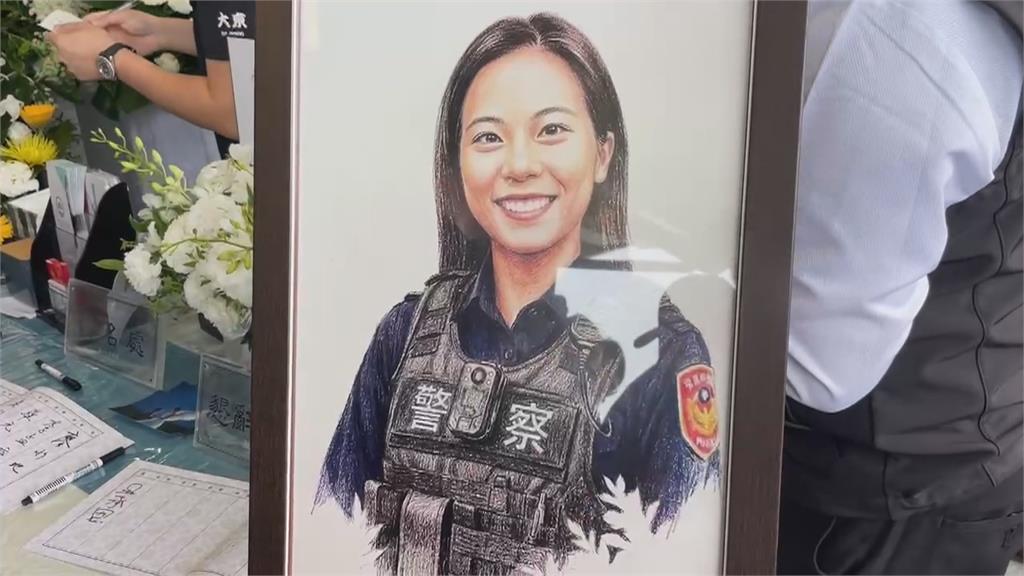 台南女警今告別式　會場外掛「合成婚紗照」一圓生前遺憾