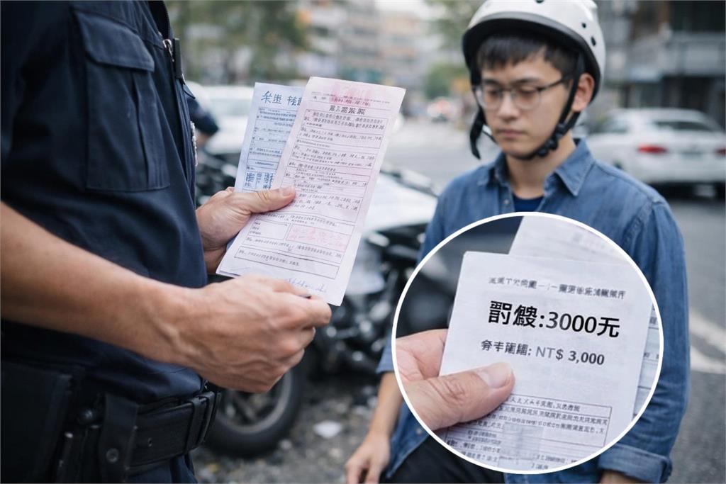 只有自己受傷竟遭罰3000元！騎士「撞車未報警、雙方和解」被裁罰…法院判決出