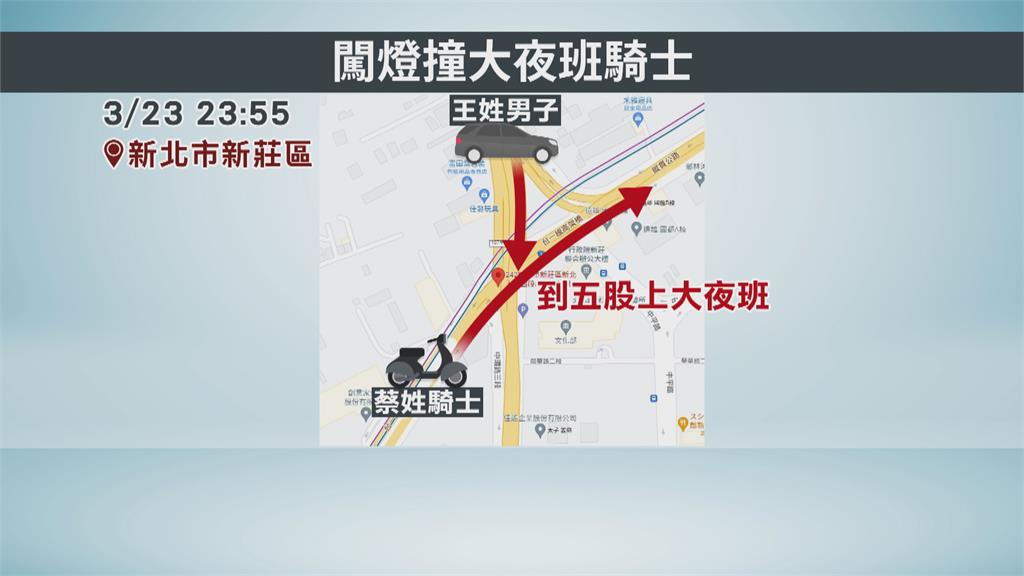 大夜班騎士遭撞慘死 肇事駕駛疑租車盜鋼筋