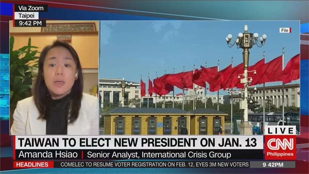 外媒關心台灣大選！　CNN專訪「中國脅迫只會有反效果」