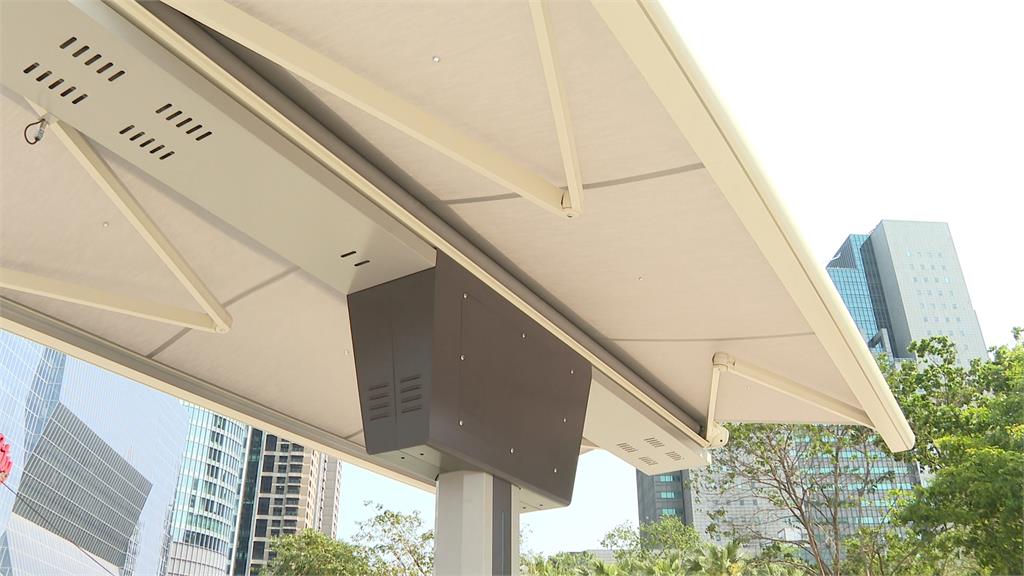 智慧遮陽傘首現台灣!新北巿試辦半年 最大考驗是颱風