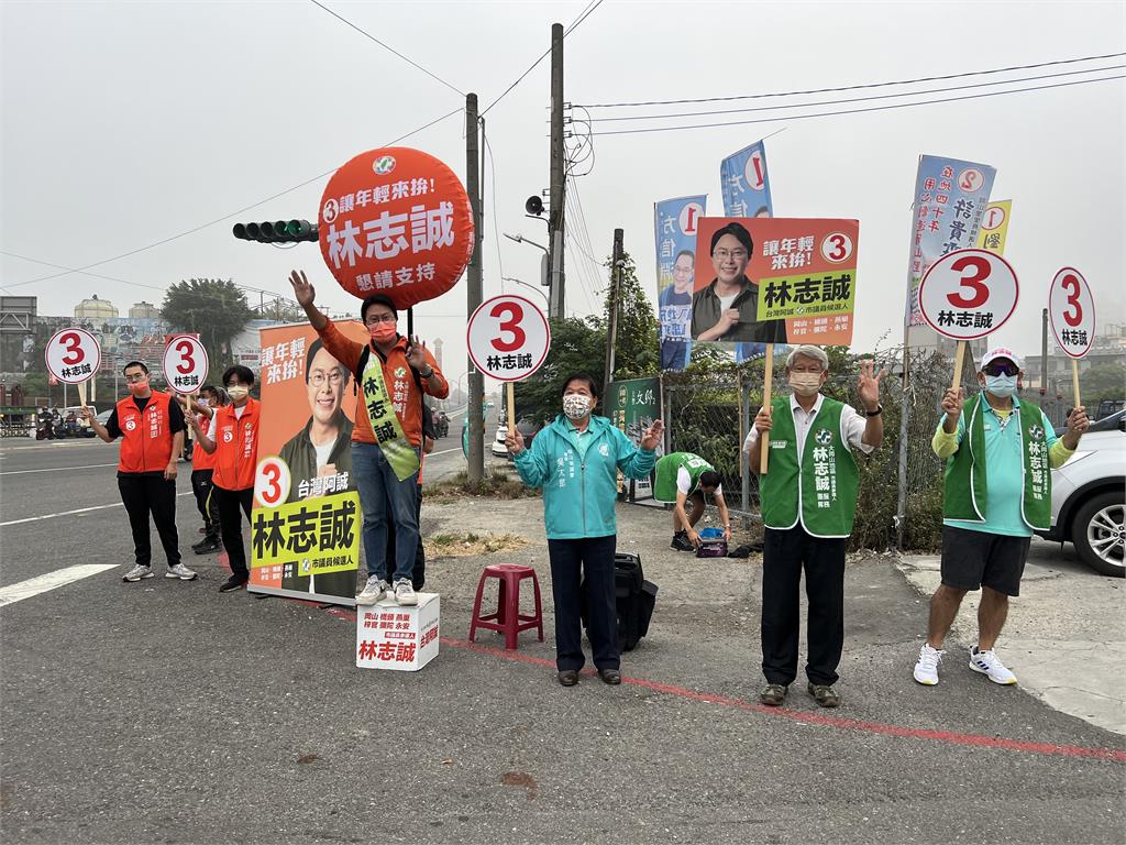綠拚力拼大岡山議員全壘打 林志誠最關鍵一席