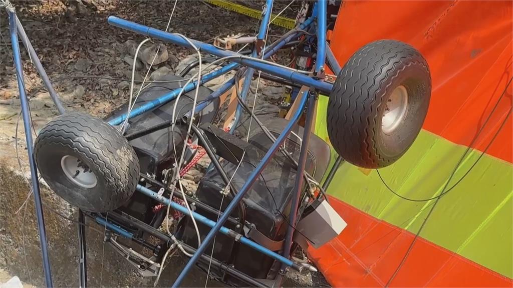 屏東高樹滑翔翼失控墜落鳳梨田　51歲駕駛頭部受傷送醫