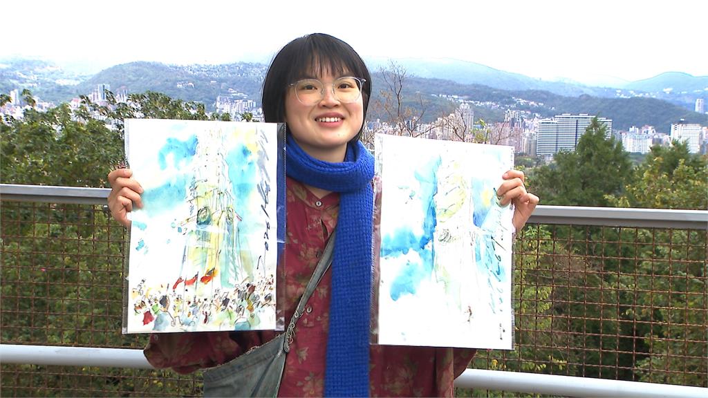 被台灣女孩暖到! Alex獲贈「攀101速寫」燦笑:一定掛在牆上