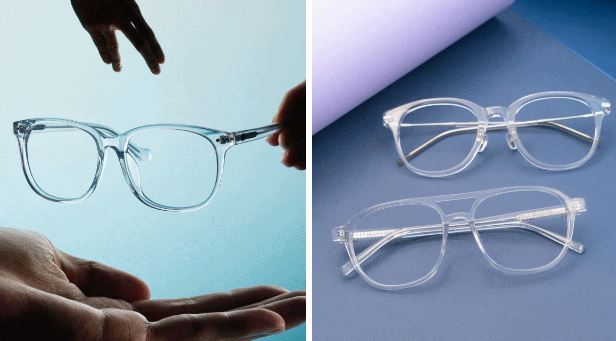 2023「透明膠框眼鏡」穿搭推薦！修容顯瘦又時尚，休閒、正裝都百搭！