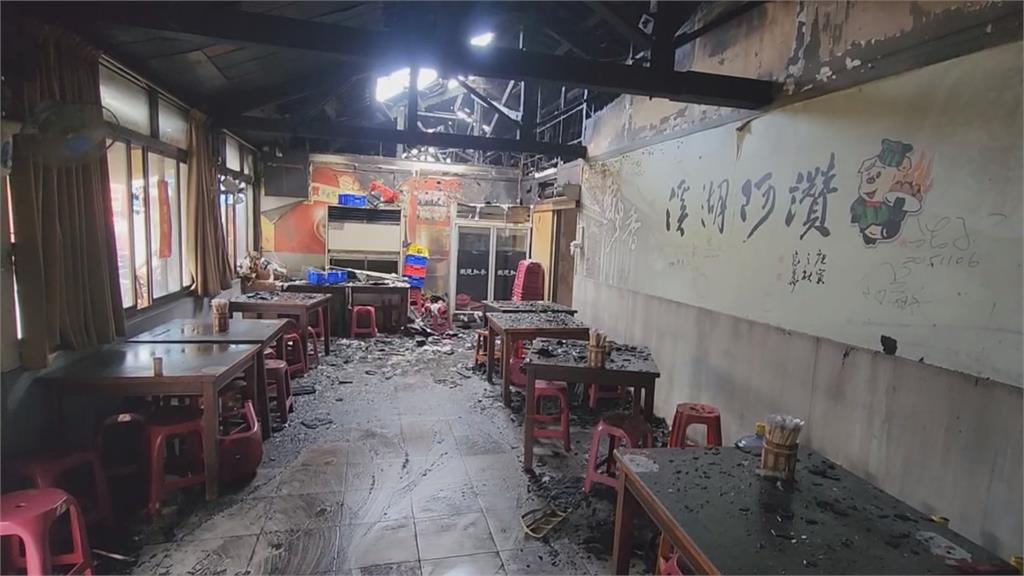 民宅大火延燒4戶 阿讚爌肉飯遭波及今休店1天
