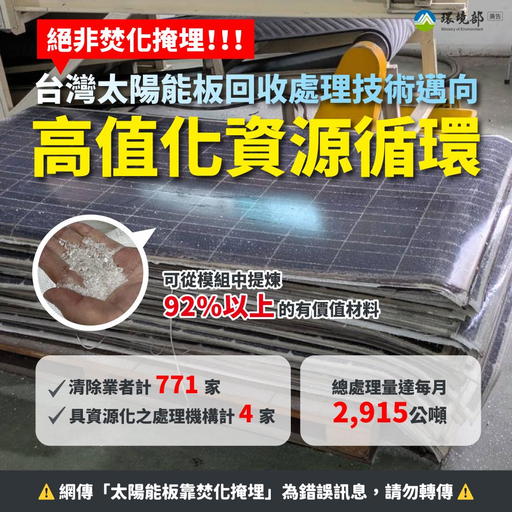 快新聞/好環保!災損光電板逾13萬片「全移出水面」 9成可回收再利用