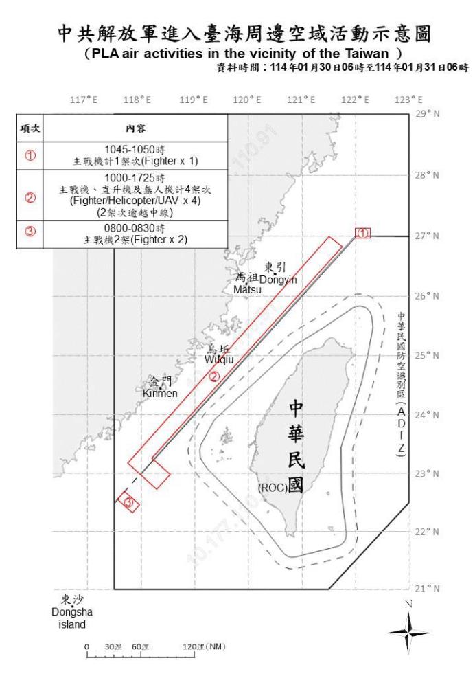快新聞/過年中國軍機不放假! 初二12艘架次機艦持續擾台