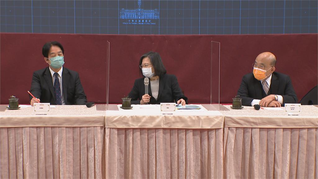 被問「賴清德適合接班總統？」　蔡英文：我覺得他是啊