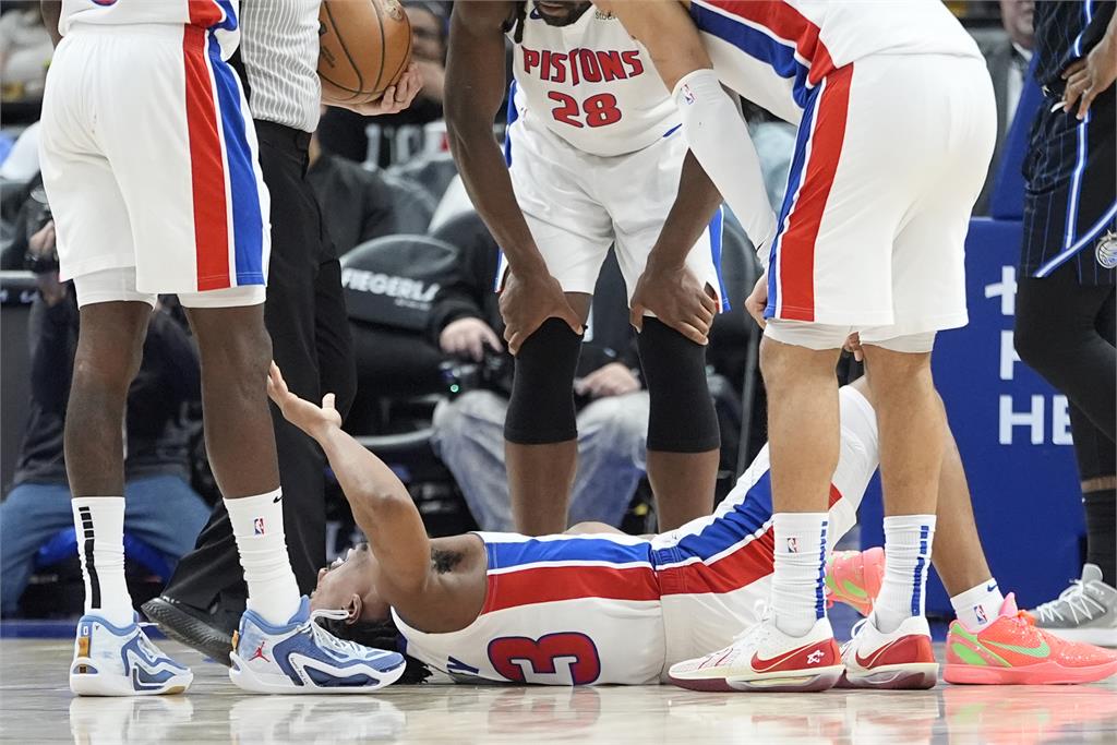 NBA(影)/活塞新星艾維已動刀治療 復出時間仍不明朗恐賽季報銷