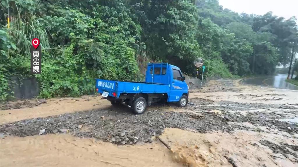 台東大雨！台20利稻路段恐預警性封路　憂沙德爾起死回生