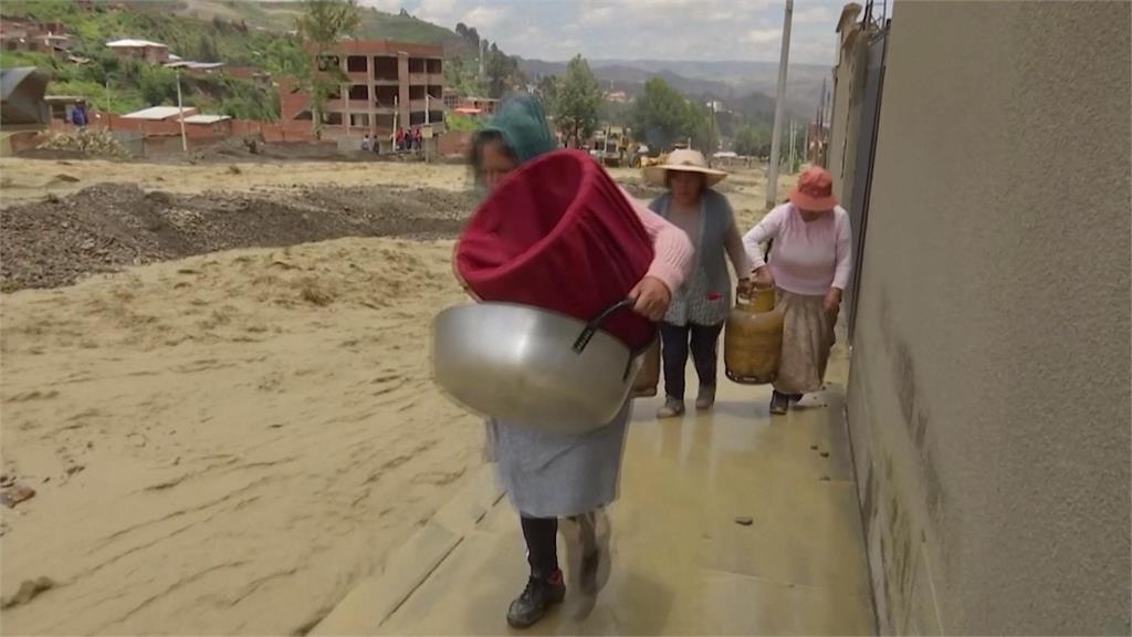 暴雨襲擊玻利維亞　土石流摧毀民宅釀1死