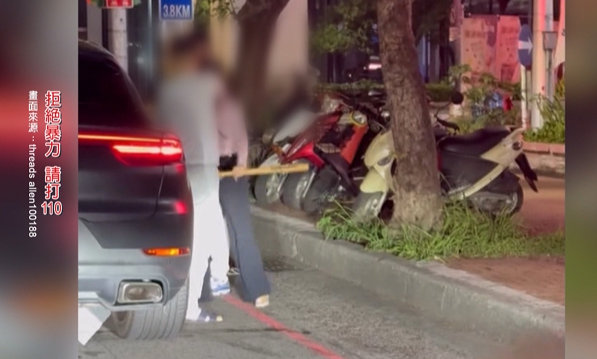 鬥毆頻傳！情侶吵架波及超商店員　行車糾紛２男持球棒扭打