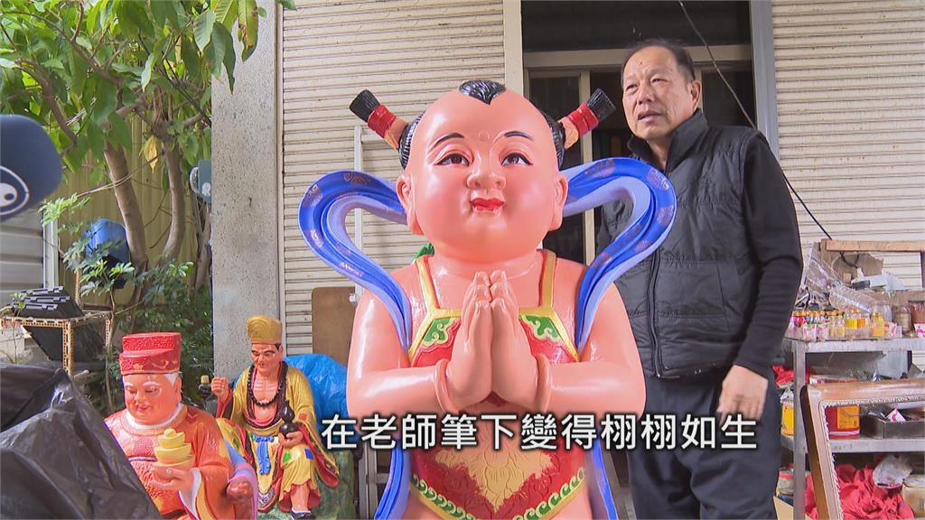 40年廟宇彩繪資歷 蘇榮仁登錄高市無形文資保存者