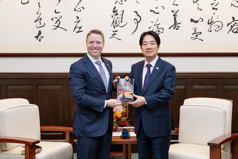 快新聞/接見前白宮副國安顧問博明 賴清德:積極落實和平四大支柱行動方案