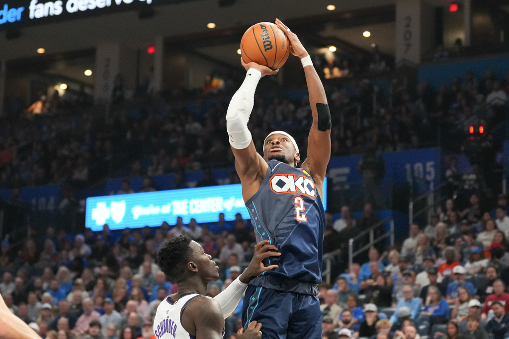 NBA(影)／衛冕軍展現強大實力！SGA狂砍33分雷霆大勝國王拿下七連勝